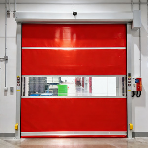 Puerta Rápida de PVC de Diseño Minimalista Industrial para Interiores, con Malla de Nailon, Duradera y de Funcionamiento Suave para Talleres y Fábricas - Product Image 2