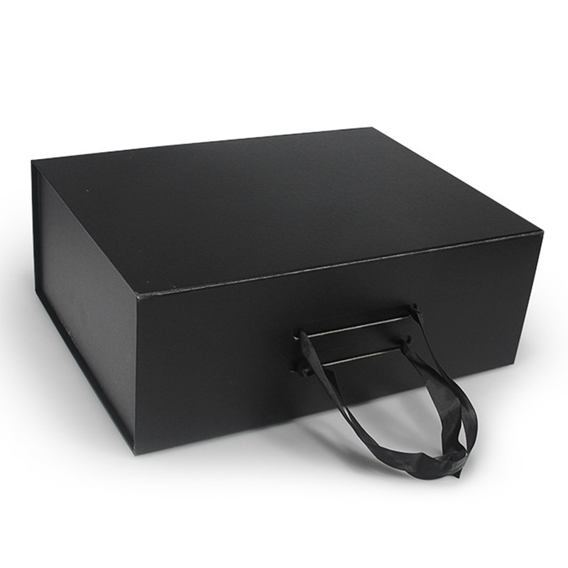 Wholesale Black Folding Luxury Rigid Packaging