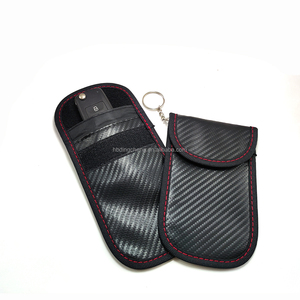 Pochette Faraday 2-en-1 grande et petite, anti-RFID, antivol, pour isolation du signal de clé de voiture - Product Image 5