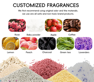 Litière <span class=keywords><strong>pour</strong></span> chat en bentonite OEM ODM, super agglomérante, faible teneur en poussière, sûre, non toxique, vente en gros, prix abordable - Product Image 3