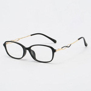 Women Oval Full Rim <b>Eyeglasses</b> <b>Frames</b> Lightweight Solid Design Lace Detail TR Material - Product Image 3