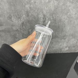 Paquete de 50 Unidades, Envío desde Almacén en EE. UU., Latas de Plástico de 20 oz con Tapas, Tazas de Plástico para Niños, Botellas de Plástico de 20 oz para Envolturas UV DTF - Product Image 4