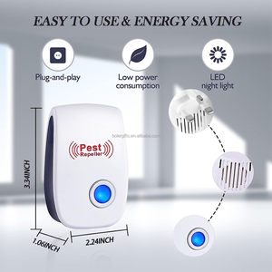 Repelente Eléctrico de Plagas Ultrasónico para Interiores, Controla Mosquitos, Elimina Insectos y Arañas de Forma Eficaz, Seguro para Humanos y Mascotas, Uso en Exteriores - Product Image 5