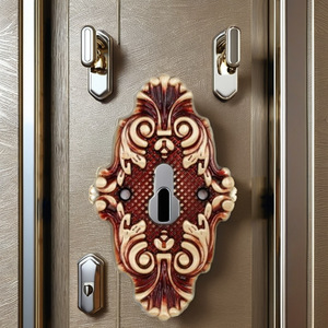 Cubiertas de Aleación de Zinc y Latón Sólido Grabadas para Puertas Exteriores de Villas, Apartamentos de Lujo, Centros Comerciales y Almacenes, Diseño Moderno y Minimalista <span class=keywords><strong>2026</strong></span> - Product Image 6