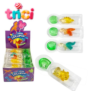 Lecca-lecca all'ingrosso a forma di dinosauro con marmellata al gusto di frutta e salsa per negozi al dettaglio e eventi per <span class=keywords><strong>bambini</strong></span> - Product Image 1