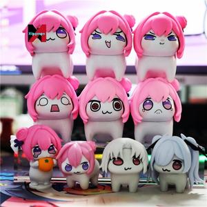 Figura Decorativa de Plástico de <span class=keywords><strong>Cenicienta</strong></span> Dorothy Versión Q, Perro Rosa Comiendo Naranja, Modelo Moderno para Escritorio - Product Image 1