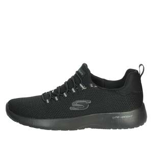 Skechers Uomo Slip On 58360 Nero Zapatos estilo baloncesto negros de peso ligero - Product Image 1