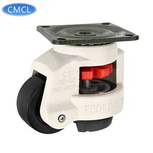 CMCL Footmaster GD 80S Casterhq Retractable Leveling Machine Casters 4 Pack Levelling Castors