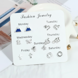 Vendita calda moda moda Huggie orecchini stile coreano geometrico Punk Boho per le ragazze e le donne - Product Image 1