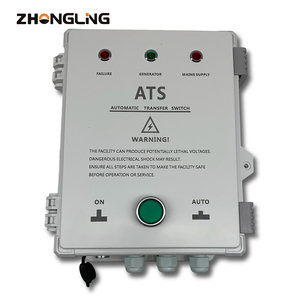 Hộp điều khiển ATS công tắc nguồn kép 380V/4P, khởi động tự động 220V/2P, chất liệu sắt, điều khiển động cơ xăng & dầu nhỏ 5KW-20KW - Product Image 3