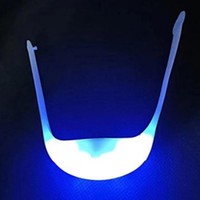 Bracelet LED en silicone lumineux à logo personnalisé, activé par le son et le mouvement, multicolore pour concert, fête, mariage, bar, événement