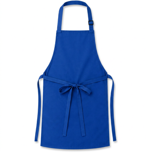 Tablier uniforme en polyester bleu personnalisé pour Noël, vente en gros - Product Image 1