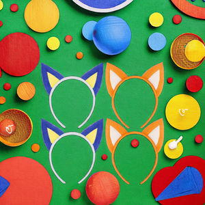 Bluuys وbingo طوق شعر لحفلات عيد الميلاد ، آذان الكلاب القطيفة ، أربطة رأس للأطفال والكبار ، أربطة رأس Blueys - Product Image 4