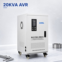 Régulateur de tension numérique monophasé SVC30 40 50KVA avec affichage numérique, stabilisateur entièrement automatique en cuivre pour maison, bureau et industrie légère 220V