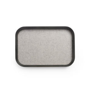 Vente directe des fabricants Plateaux rectangulaires en bambou Plateau décoratif de haute qualité avec poignées Empilables Design moderne - Product Image 4