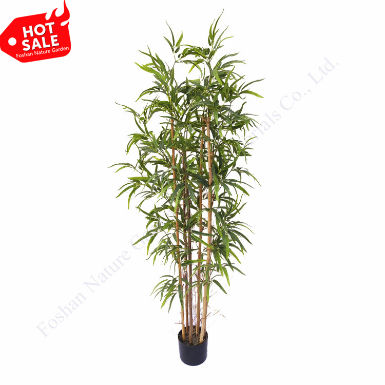 High Quality Outdoor Bamboos Leave Plant Bamboo Tree Artificial