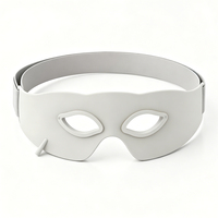 Masque oculaire flexible en silicone avec LED rouge pour la thérapie lumineuse, rechargeable par USB, pour le soin de la peau des yeux et la réduction des ridules