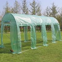Structure de serre de jardin en acier Polytunnel