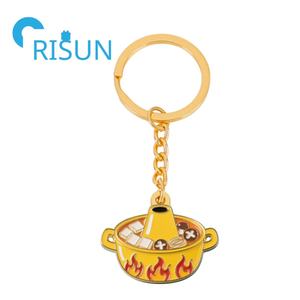 พวงกุญแจหม้อซุปโลหะเคลือบแม่เหล็กสุด<span class=keywords><strong>อร่อย</strong></span>สั่งทำได้ - Product Image 5