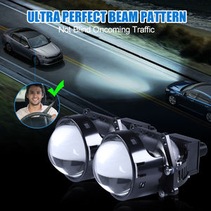 Carolyn W40 Nouveau Design 3.0 Pouces 120W Biled LED Phare Projecteur Lentille 6000K 24000 Lumen <span class=keywords><strong>Installation</strong></span> Non Destructive - Product Image 2