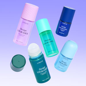 Flacon de déodorant roll-on en verre rond de luxe vide de 25 ml et 50 ml avec <span class=keywords><strong>bille</strong></span> roulante - Product Image 1