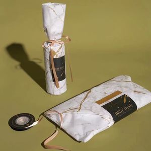 วัสดุรีไซเคิลกันความชื้นพิมพ์ลายของขวัญพิมพ์พื้นหลังสีขาวบรรจุภัณฑ์รองเท้าสุดหรูตามสั่ง - Product Image 6