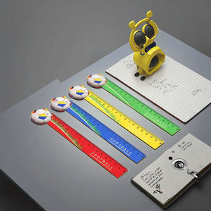 Adorable sport-thème bois signet règles Football & Soccer Party Favors pour enfants étudiants adolescents outils de mesure - Product Image 6