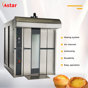 <span class=keywords><strong>Horno</strong></span> rotativo <span class=keywords><strong>de</strong></span> <span class=keywords><strong>Gas</strong></span> <span class=keywords><strong>de</strong></span> alta calidad para panadería industrial CE Aprobado 64 Bandeja Máquina para hornear pan Precio económico - Product Image 2