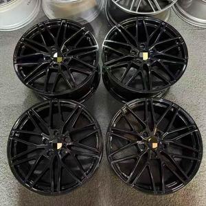 Jantes en alliage d'origine de 21 pouces pour Porsche Cayenne 9YA 9Y0 958, motif de boulons <span class=keywords><strong>5x130</strong></span> pour Cayenne Turbo GTS S E Hybrid - Product Image 3