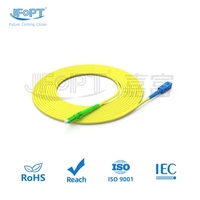 Kabel Patch serat optik 1M sederhana dengan SC UPC APC FC ST konektor Om3 Om4 FC untuk penggunaan FTTH