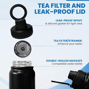 Water <b>Bottle</b> Compatible with MagSafe Phone Mount for iPhone Magnetic Phone Holder Insulated Stainless Steel Sport <b>Bottle</b> for Gym - Product Image 6