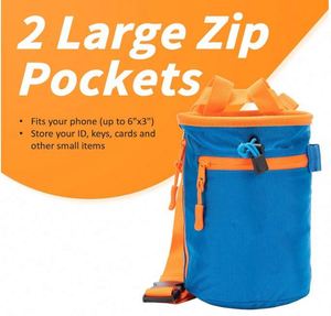 Échantillon Gratuit : Sac à Craie Premium pour Escalade et Bouldering avec 2 Grandes Poches de Rangement à Fermeture Éclair - Product Image 2