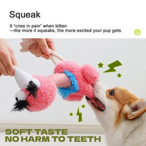Juguetes para Perros con Forma de Pájaro <span class=keywords><strong>Loco</strong></span> y Feo, Diseño de Papel Sonoro Anti-Mordidas, Ecológicos, de Peluche, de 60 cm de Largo, Venta al por Mayor de Fábrica - Product Image 5