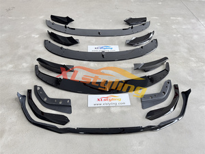 XLstyling ABS plastica MP auto separatore labbro anteriore per <span class=keywords><strong>BMW</strong></span> F30 F10 <span class=keywords><strong>F20</strong></span> G30 G01 nero lucido - Product Image 4