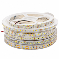 Bande LED SMD2835 DC5V sur circuit imprimé plaqué, largeur 5mm/8mm, 60/120 LED/m, IP20/IP65, télécommande, intensité variable, pour éclairage d'étagères et de placards