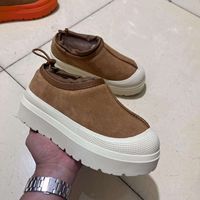 Bottes d'hiver en cuir, chaudes et douces, chaussures en coton, caoutchouc, mode, luxe, designer, haute qualité, plateforme épaisse, bottes de neige