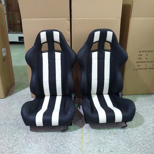 Водонепроницаемое многофункциональное спортивное сиденье из черной и белой кожи, хит продаж, сиденья для зрителей, черные гоночные сиденья, симулятор, игровое кресло - Product Image 2