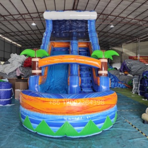 Glissières gonflables commerciales <span class=keywords><strong>de</strong></span> glissière gonflable <span class=keywords><strong>de</strong></span> glissière d'eau adulte extérieure avec la <span class=keywords><strong>piscine</strong></span> - Product Image 5