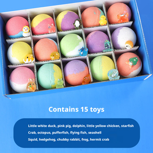 Juguetes de Baño para Niños, Bombas de Baño con Sal, Bolas de Espuma para Baño, Caja de Regalo con Bolas de Baño Sorpresa para Niños - Product Image 4