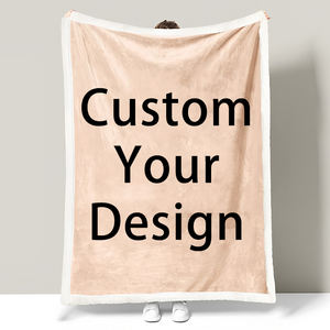 Оптовая продажа, роскошные пушистые теплые мягкие уютные флисовые одеяла из шерпа для зимнего дома на открытом воздухе - Product Image 2