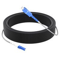 Customized Industrial Armoured Fiber Patch Cable 1-24 Fibers Single Mode (OS2) LC/SC/ST/FC/LSH/MTP/IP67/ODC/YZC TPU