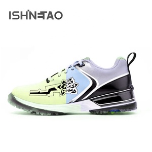 Chaussures <span class=keywords><strong>de</strong></span> <span class=keywords><strong>golf</strong></span> personnalisées pour hommes au <span class=keywords><strong>meilleur</strong></span> prix baskets <span class=keywords><strong>de</strong></span> sport d'extérieur <span class=keywords><strong>de</strong></span> haute qualité avec tige en cuir et doublure en maille - Product Image 3