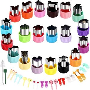 Ensembles d'ustensiles de pâtisserie : Moules à biscuits en relief avec formes d'animaux pour outils de découpe de légumes et de fleurs - Product Image 6