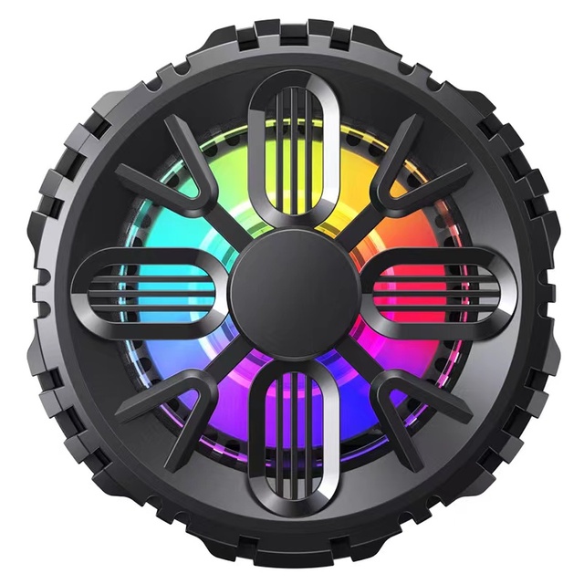 Mobile Phone Cooler L06 Radiator Phone Cooling Fan Magnetic Suction RGB Light Mini Fan Semiconductor Refrigeration for Gaming