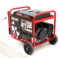 Slong 2kw 3kw 4kw 5kw 6kw 7kw 8kw générateur GPL de secours portable générateur portable à double carburant à essence