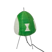 Lampe de table moderne minimaliste et écologique, pliable et faite à la main en papier Art Déco