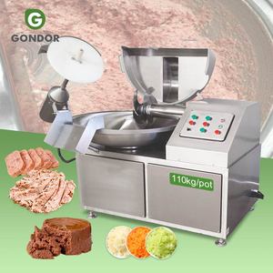 Small Vegetable Sausage Meat Professional Chopper 40l 60l 80l 125l Bowl Table Mixer Cutter <b>Machine</b> Sale - Product Image 1