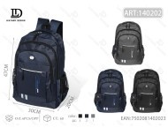 Zaino da Uomo in Tessuto Composito 20-35L con Chiusura a Cerniera e Tracolla Arcuata Stile Normcore - Product Image 1