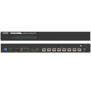 18gbps <span class=keywords><strong>1x8</strong></span> 4K UHD HDMI <span class=keywords><strong>hdbaset</strong></span> Splitter Bộ khuếch đại phân phối với 8 máy thu - Product Image 2