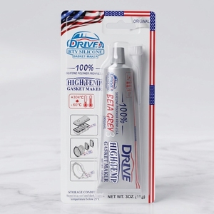 กาวซิลิโคนสำหรับทำปะเก็น DRIVE RTV สีเทาเบต้า ทนความร้อนสูง 85 กรัม สำหรับงานอุตสาหกรรม 304C - Product Image 1